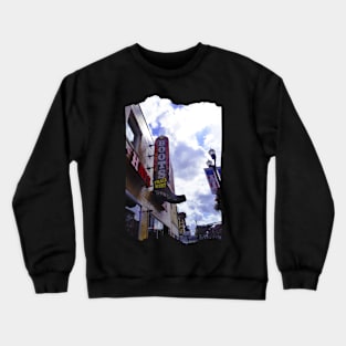 Cool photography of city Nashville Tennessee skyline sunset sky USA city break Crewneck Sweatshirt